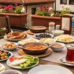 Kütahya kahvaltı mekanları popüler serpme kahvaltı örneği