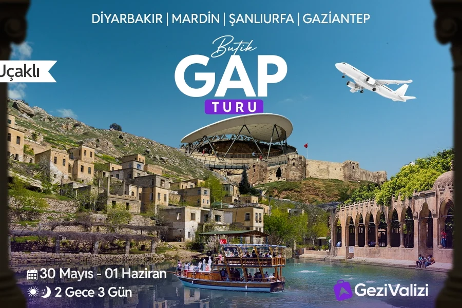 Pegasus Uçaklı Butik GAP Turu 2 Gece 3 Gün