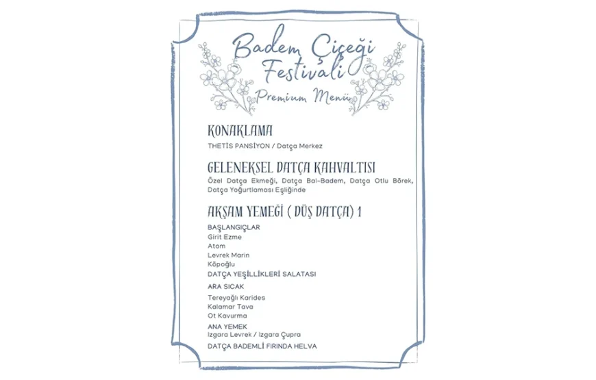 Datça Badem Çiçeği Festivali Turu – İstanbul, Kocaeli, Sakarya çıkışlı